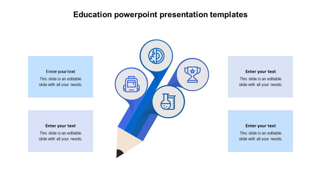 Free - Pencil Design Education PowerPoint Presentation Templates